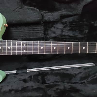2021 Fender American Performer Telecaster Satin Surf Green RELIC w/GIGBAG image 3