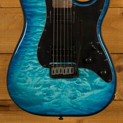 Schecter Traditional Pro - Roasted Maple - Transparent Blue Burst *B-Stock* image 3