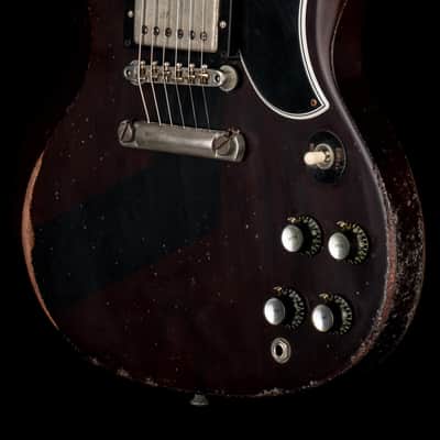 Gibson Custom Shop M2M 1961 SG Standard Striped Murphy Lab Heavy Aged - Walnut #00431 image 7