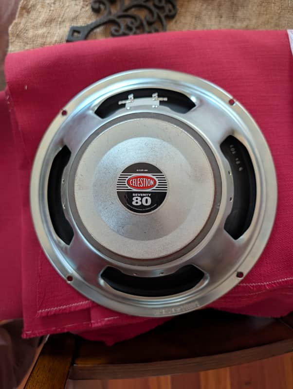 Celestion G12P-80 Seventy 80 12" 80-Watt 8ohm Guitar Amp Speaker 2020s - Silver image 1