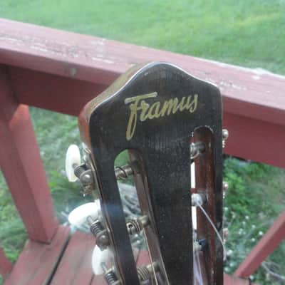 VINTAGE 1964 FRAMUS parlor GUITAR CLASSICAL ACOUSTIC SPANISH NATURAL NYLON 6 STRING image 7