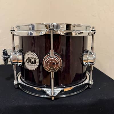 DW Collector's Series 333 Pure Maple 6x8 Rack Tom in Ebony Stain Gloss Lacquer with Chrome Hardware (Rm4) image 4