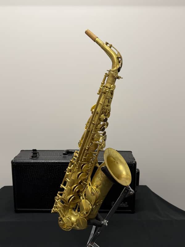 Cannonball A4 Big Bell Stone Series Alto Saxophone - Gold image 1