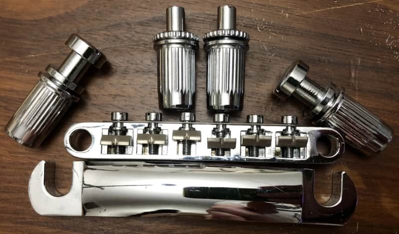 2017 Epiphone Les Paul Special II Electric Guitar Bridge & Tailpiece With Mounts image 1