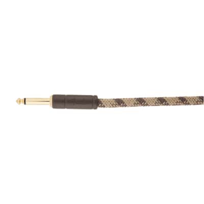 Fender Festival Instrument Cable [S/A] 5.5m (Brown Stripe) - Instrument Cable image 3