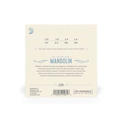 D'Addario Mandolin Strings, Light, 10-38 image 3