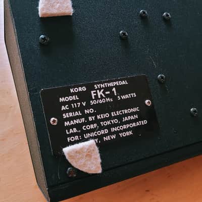 1970s Korg FK-1 Synthe Pedal - Great Synth Filter Unit image 4