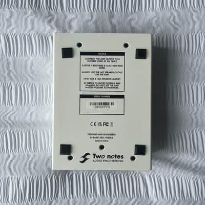 Two Notes Torpedo Captor X 16ohm Stereo Reactive Load Box / Attenuator 2020 - White image 6