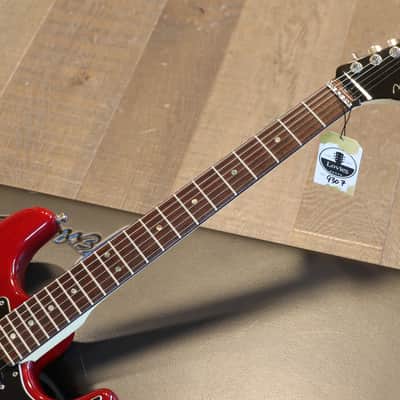 2005 Fender American Deluxe HSS w/ Rosewood FB Stratocaster Electric Guitar Red w/ Black HS + OHSC image 7
