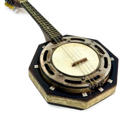 Banjo-Mandolin (Banjolin) Busato Style « Pierrot de la Lune » 1930's image 15