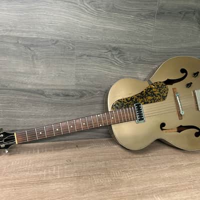 Vintage 1956 Gretsch Electromatic 6184 Corvette Electric Guitar Jaguar Tan #2641 image 14