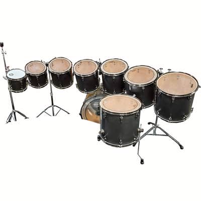 Drum Kit Sonor SQ2 Nicko McBrain Inspired, Dark Satin USED SALE! RK2SQ190725 image 2