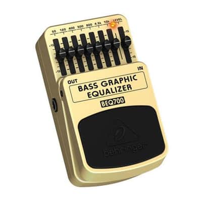 Behringer BEQ700 7-Band Graphic Equalizer Foot Pedal for Electric Bass Guitar image 2