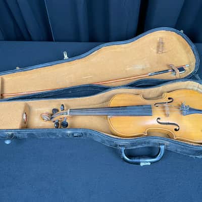 Vintage Lyon & Healy Violin / Fiddle w Bow & Original Hard Case – Made in USA – As Is image 22