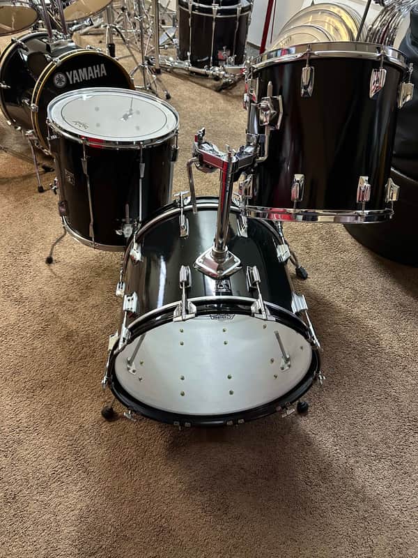 TAMA IMPERIALSTAR FOUR PIECE SHELL PACK - BLACK / WHITE image 1