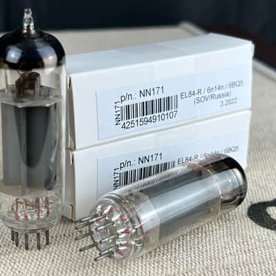 Sovtek  NOS EL84 / 6BQ5 / 6P14P Russia NOS/Russia power tubes matched pair  El84 image 4