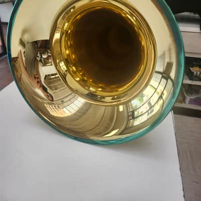 Mint Open Box Sierman "Tanker" 1030 Model BBb Tuba - Lacquered with Case and Mouthpiece image 6