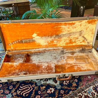 1959-1960 Fender Stratocaster Telecaster Case Brown Tolex image 14