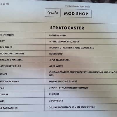 Fender American Mod Shop Stratocaster image 25
