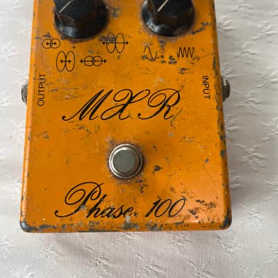 MXR MX-107 Script Phase 100 1974 - 1975 - Orange image 1