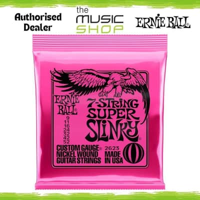 Ernie Ball 9-52 Super Slinky 7-String Electric Guitar Strings - 2623 image 1