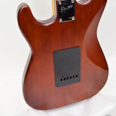 2005 Squier Standard Stratocaster Electric Guitar, Walnut image 9