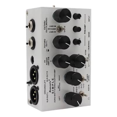 Demonfx SIMPLE DI Box Effect Pedal Preamp Simulator,Power Amp Simplifier Pedal Stereo Cab Simulator for Electric Guitar image 4