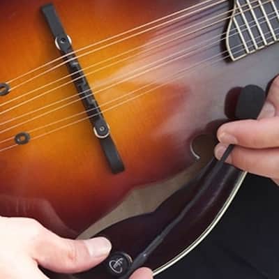 "THE FEATHER" MANDOCELLO PICKUP with FLEXIBLE MICRO-GOOSE NECK by Myers Pickups by Myers Pickups image 4