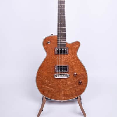 Grez Mendocino Custom 2021 Quilted OG Redwood Top, Tortoise Binding 5lbs 3oz NEW (Authorized Dealer) image 3