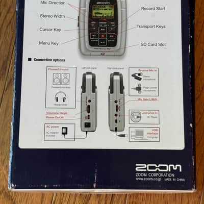 Zoom H2 Digital Handy Recorder with Box and Instructions Read Description image 5