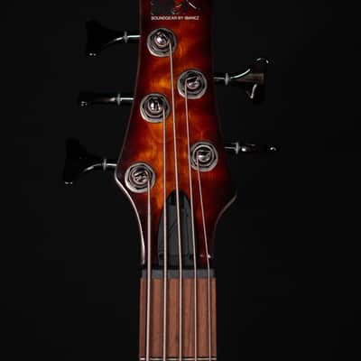 Ibanez SR405 Electric Bass, Dragon Eye Burst - Blem image 10