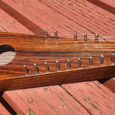 Beautiful Vintage Antique Rosewood Psaltry 18" image 10