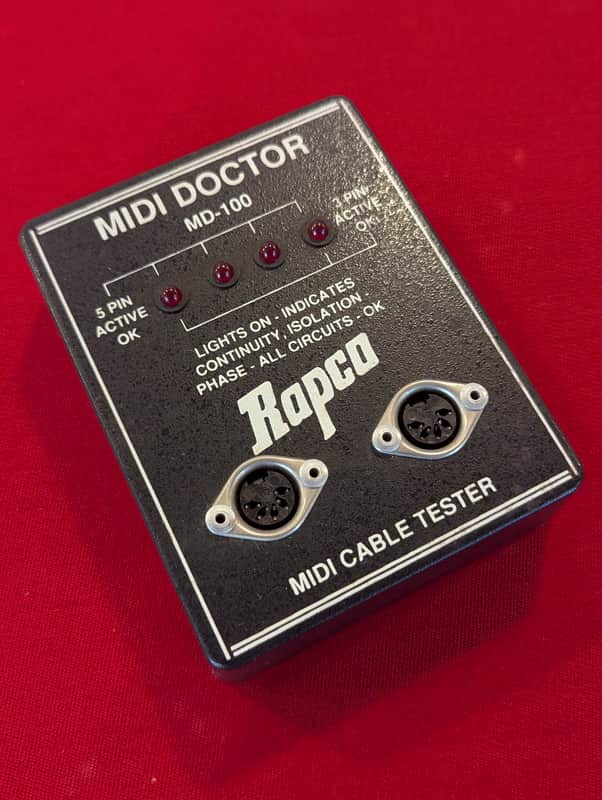 Rapco MD-100 MIDI Doctor 80's - Black image 1