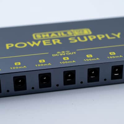 Snails SPB-02 Power Supply 7 Isolated DC Output, Built-in 3.7V/10000mAh Rechargeable Battery 2000s - gray image 3