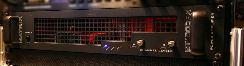 Matrix GT1000FX - 2U Rack Mounted Stereo Guitar Power Amplifier image 1