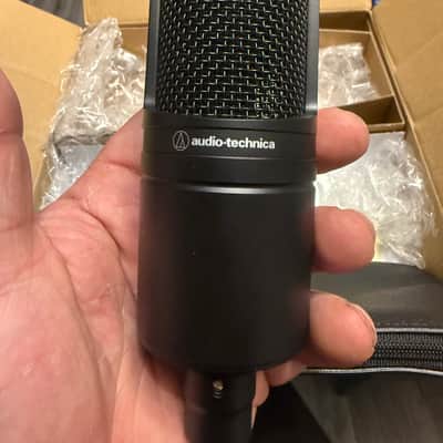 Audio-Technica AT2020 Large Diaphragm Cardioid Condenser Microphone 2010s - Black image 4
