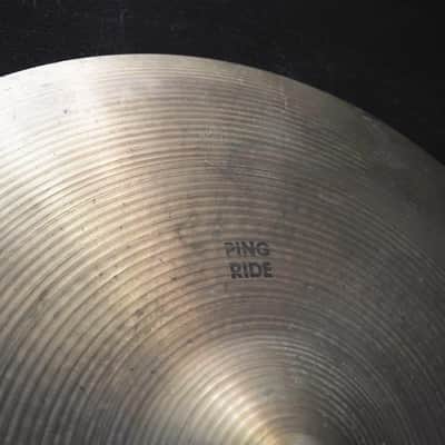 Zildjian VINTAGE 70s A Zildjian Ping Ride 20 [2762g] image 4