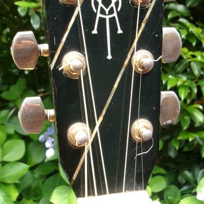 Alvarez Yairi WY-1BK Bob Weir Signature 1995 - Black (Made in Japan) with SKB Hard Case image 6