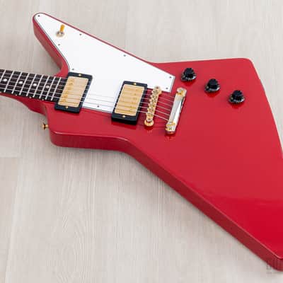 2022 Gibson Custom Shop Historic ‘58 Korina Explorer Cardinal Red 1 of 15 w/ Case, COA, Tags image 9