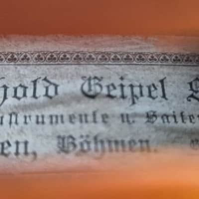 Schöne Alte Deutsche Geige von Reinhold Geipel Geige imagen 2