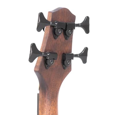 Gold Tone ME-Bass/L Mahogany Top 23-Inch Scale Solid Body Microbass with Padded Gig Bag For Left Hand Players image 5