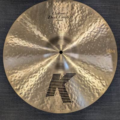 Zildjian 18" K Custom Dark Crash Cymbal 1995 - Present - Traditional image 2