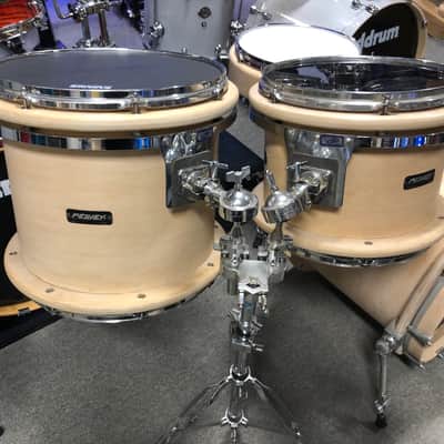 Peavey Radial Pro 6 piece drum set 2000 natural satin image 4