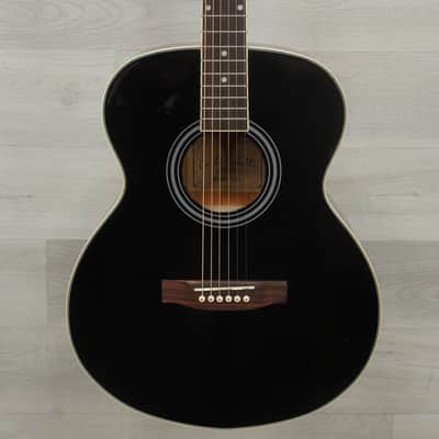 Used Carlo Robelli CF4000 Laminate Top Acoustic Guitar Black image 1