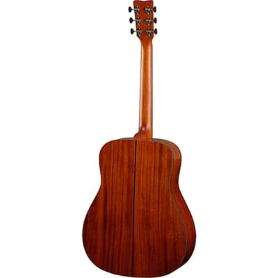 Yamaha Dreadnought-Style Acoustic Guitar With Gloss Finish; Made In Japan; Solid Sitka Spruce Top; Solid Mahogany Back And Sides; Hardshell Case image 2
