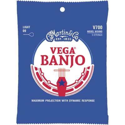 Martin V700 Vega® Banjo Strings Nickel image 1