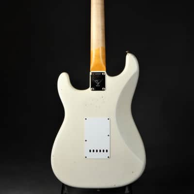 Fender Custom Shop Master Built Yuri Shishkov Builder Select 1963 Stratocaster - Arctic White image 4