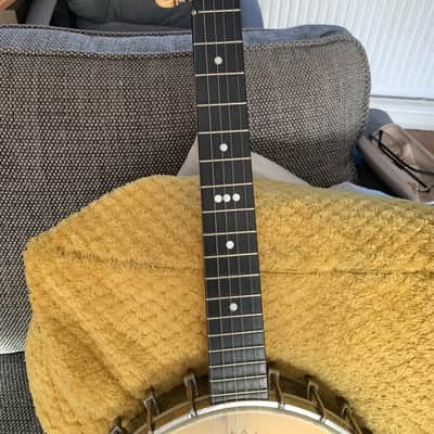 Hawkes & Son 5 string banjo 1930s natural image 7
