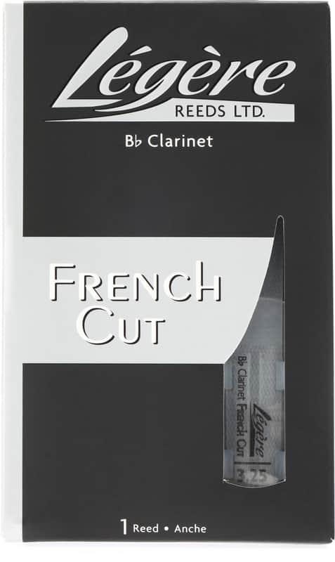 Legere French Cut Bb Clarinet Reed - 3.25 (2-pack) Bundle image 1