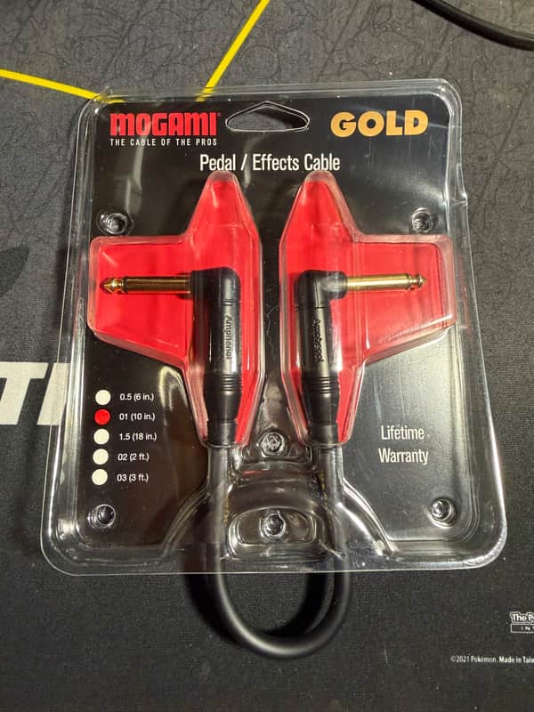 Mogami 01 RR 10 inch Patch Cable image 1